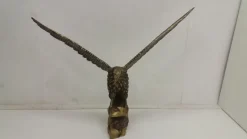 Pamono Art Deco German Wooden Eagle Sculpture, 1920s> Art Deco