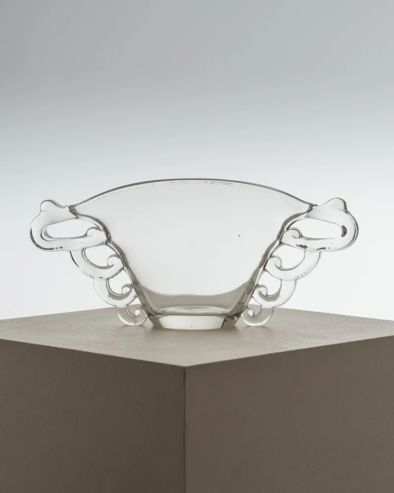 New Pamono Art Deco Glass Vase from Daum, 1930s