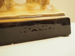 Pamono Art Deco Glazed Ceramic Sculpture by Charles Lemanceau><noscript><img width=