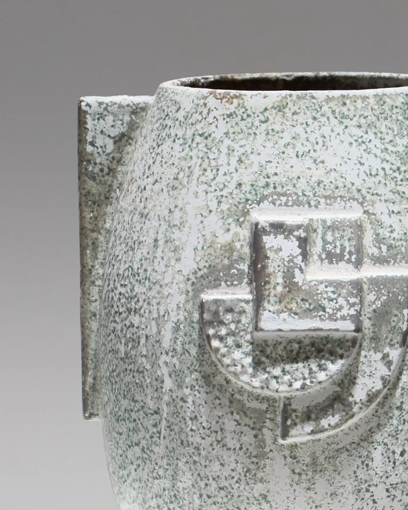 Discount Pamono Art Deco Glazed Ceramic Vase, 1930s