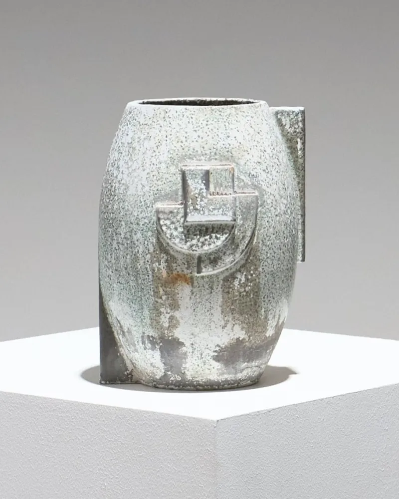 Discount Pamono Art Deco Glazed Ceramic Vase, 1930s