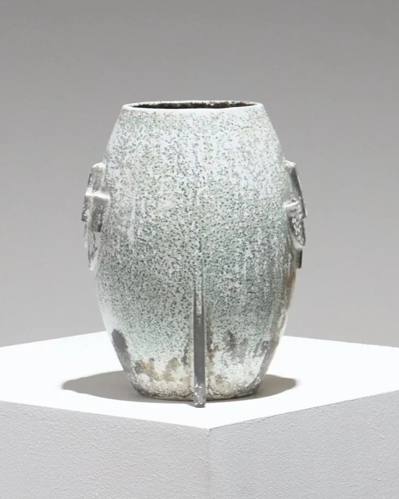Discount Pamono Art Deco Glazed Ceramic Vase, 1930s