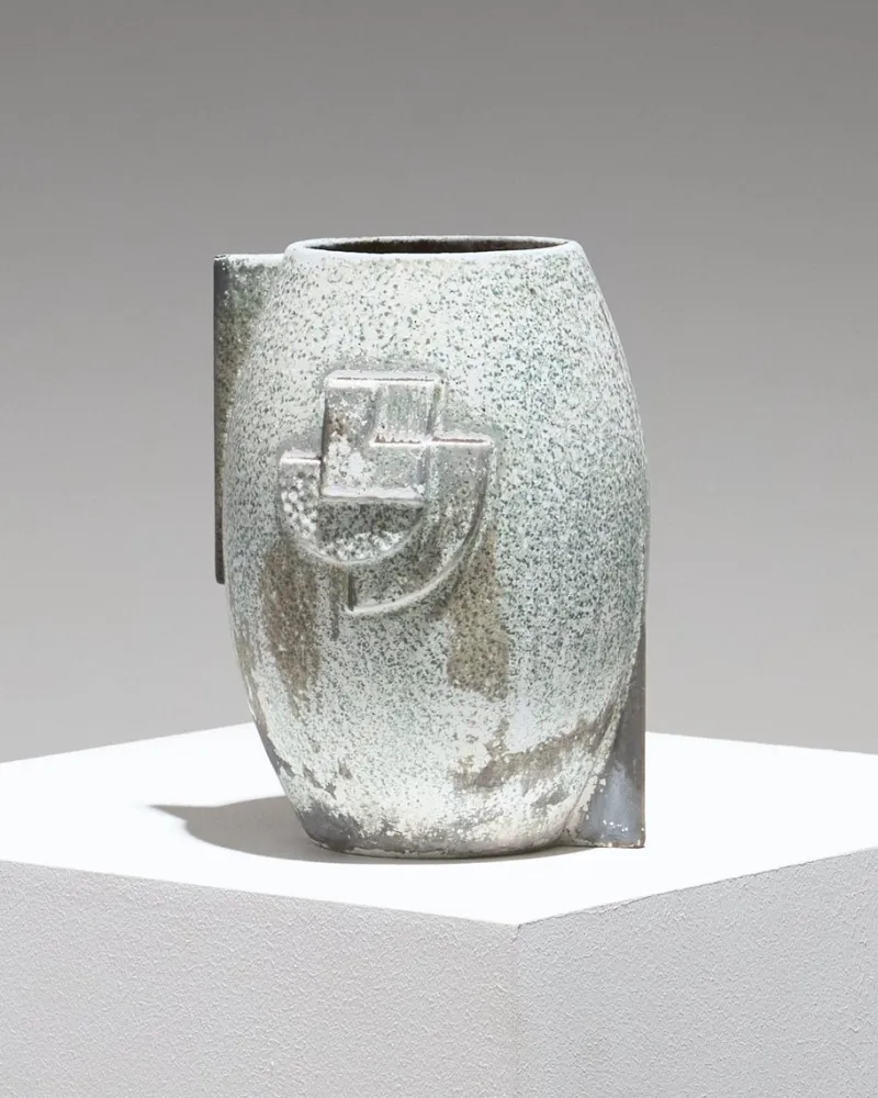 Hot Pamono Art Deco Glazed Ceramic Vase, 1930s