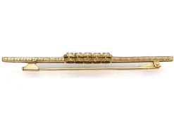 Outlet Pamono Art Deco Gold Brooch with Diamonds, Spain, 1930s