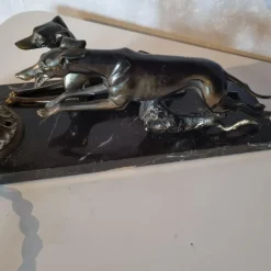 Clearance Pamono Art Deco Greyhound Desk Lamp, 1920s