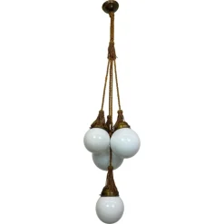 Pamono Art Deco Hanging Lamp, 1930s