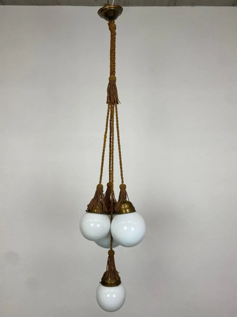 Pamono Art Deco Hanging Lamp, 1930s