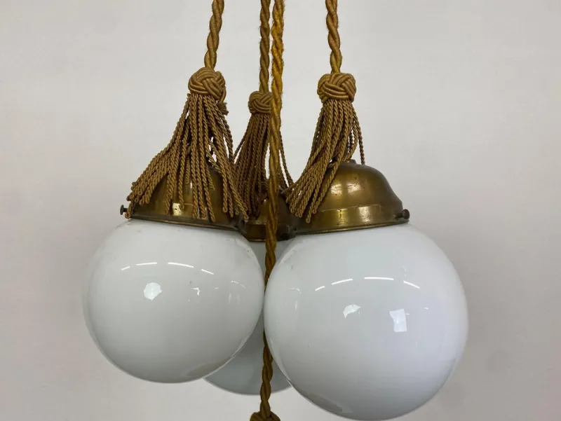 Pamono Art Deco Hanging Lamp, 1930s
