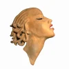 Outlet Pamono Art Deco Hungarian Ceramic Wall Mask by Dr Rank Rezso, 1930s