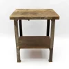 Pamono Art Deco Industrial Steel and Wood Work Table, 1940s> Worktables & Workbenches