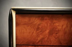 Discount Pamono Art Deco Italian School Walnut and Goat Skin Chest of Drawers, 1930