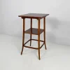 New Pamono Art Deco Italian Square Wooden Pedestal, 1920s