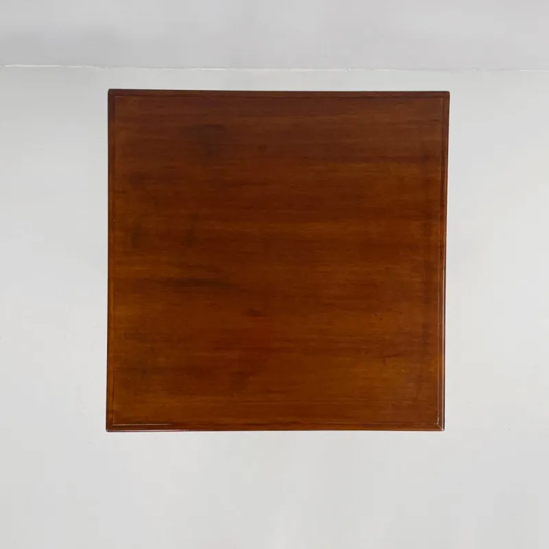 New Pamono Art Deco Italian Square Wooden Pedestal, 1920s