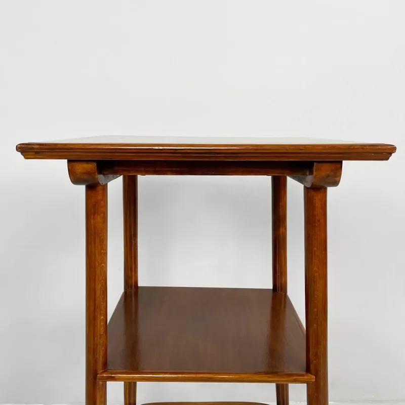 New Pamono Art Deco Italian Square Wooden Pedestal, 1920s