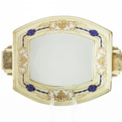 Clearance Pamono Art Deco Japanese Noritake Gilt Porcelain Ceramic Dish Tray