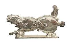 Online Pamono Art Deco Knife Rests with Fish and Sea Creature Motif, Set of 12