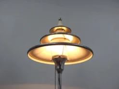 Online Pamono Art Deco Lacquered Aluminum and Chrome Floor Lamp, 1930s