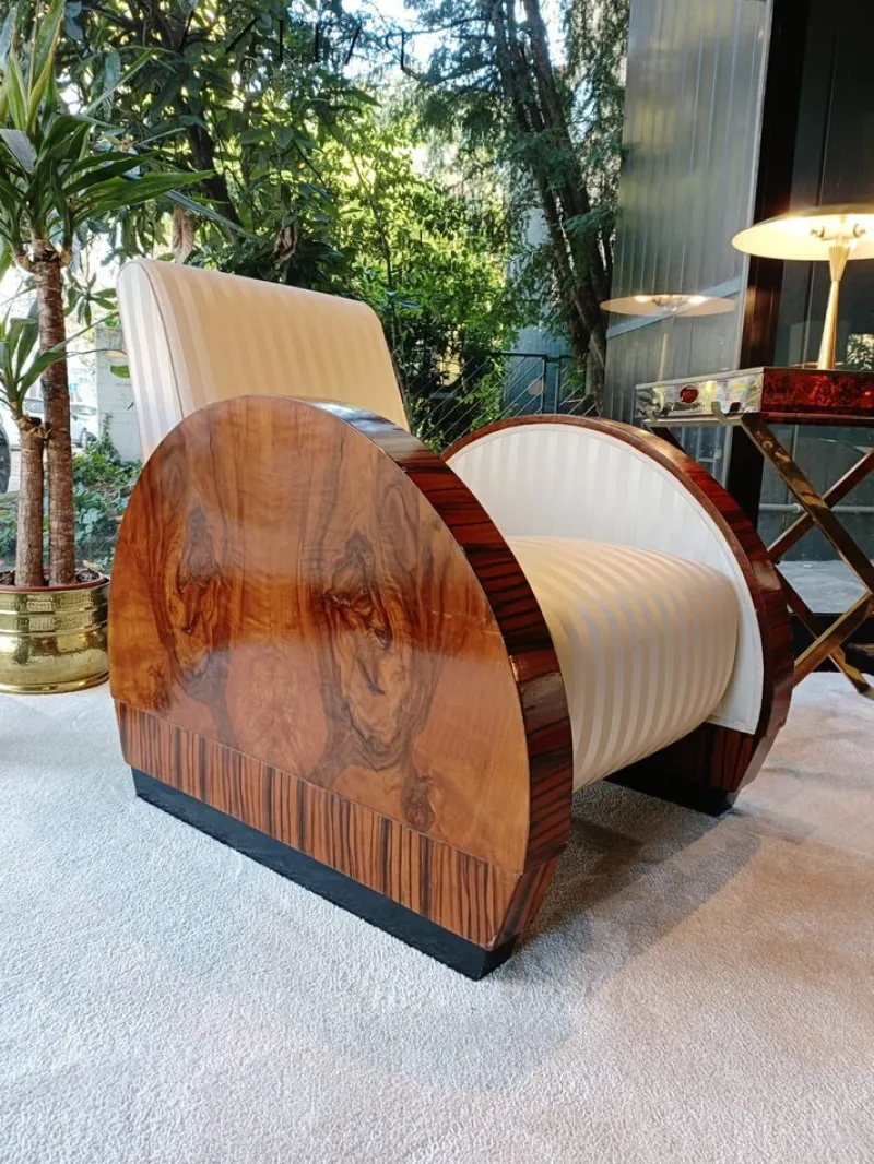Pamono Art Deco Living Room Set, Set of 3> Living Room Sets