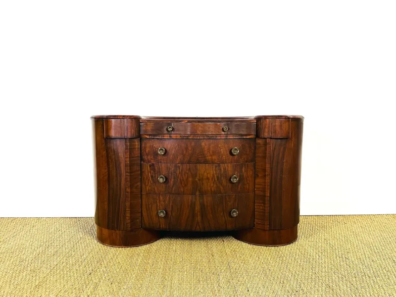 Pamono Art Deco Macassar Dressing Table by Shrager, England, 1930> Dressing Tables