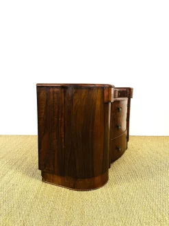 Pamono Art Deco Macassar Dressing Table by Shrager, England, 1930><noscript><img width=