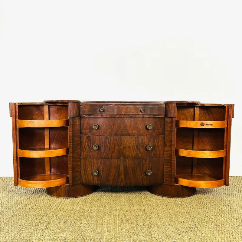 Pamono Art Deco Macassar Dressing Table by Shrager, England, 1930> Dressing Tables
