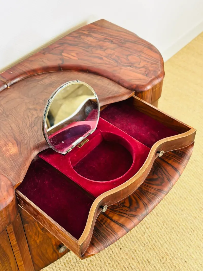 Pamono Art Deco Macassar Dressing Table by Shrager, England, 1930> Dressing Tables
