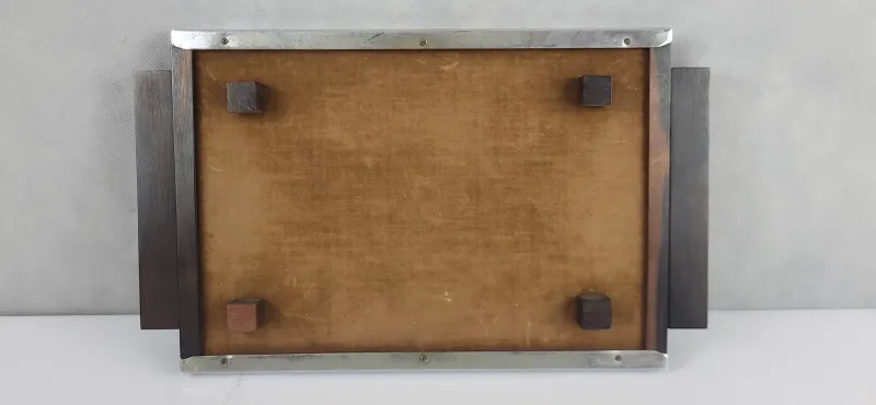 Discount Pamono Art Deco Macassar Wood Mirror Tray, 1930s