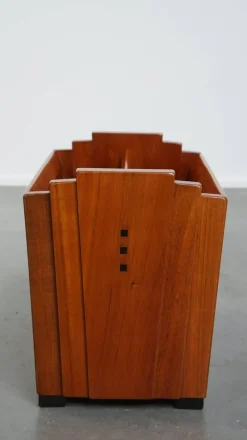 New Pamono Art Deco Magazine Rack Decoforma Series from Schuitema