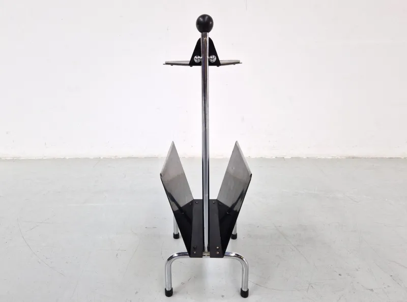 Pamono Art Deco Magazine Rack, 1930s> Magazine Racks