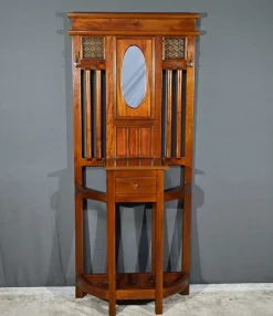 Pamono Art Deco Mahogany Coat Rack, 1930s> Racks, Hooks & Valets