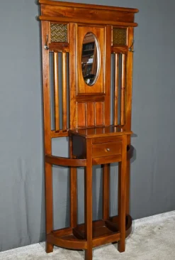 Pamono Art Deco Mahogany Coat Rack, 1930s> Racks, Hooks & Valets