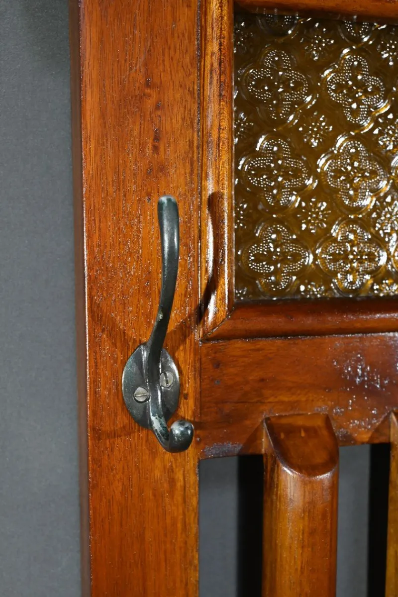 Pamono Art Deco Mahogany Coat Rack, 1930s> Racks, Hooks & Valets