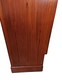Pamono Art Deco Mahogany Fireplace, 1930s><noscript><img width=