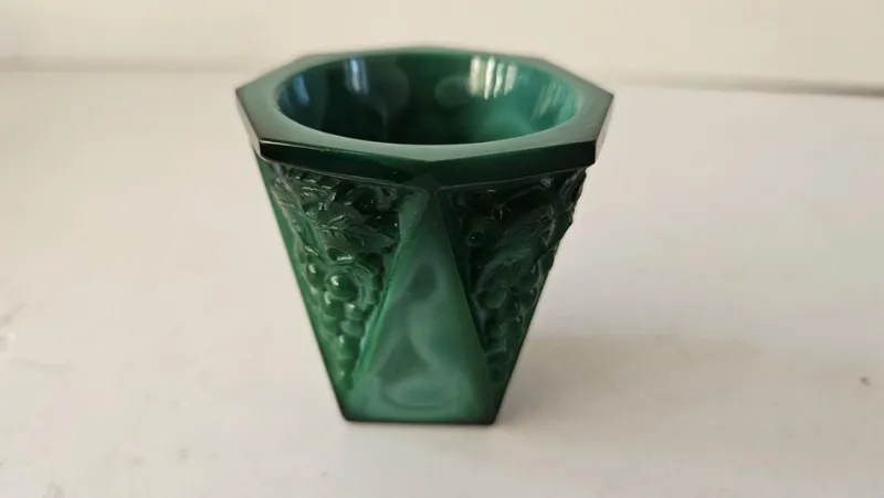 Clearance Pamono Art Deco Malachite Liqueur Set, 1930s, Set of 8