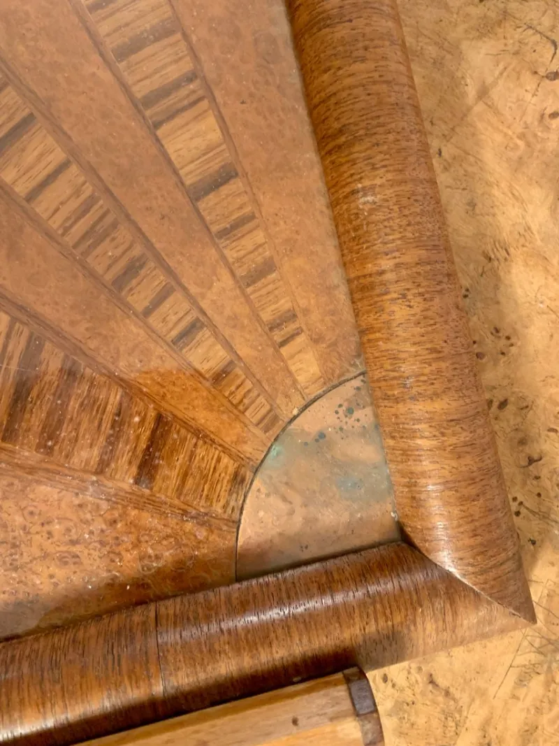 Pamono Art Deco Marquetry Tray by Kupfer-Sonne, 1930s> Trays
