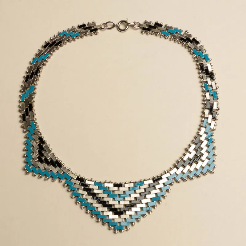 Pamono Art Deco Masonry Necklace attributed to Jakob Bengel, 1930s> Necklaces