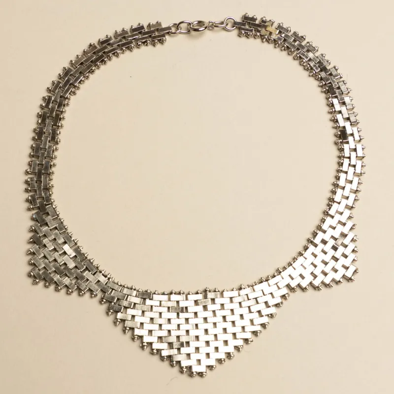 Pamono Art Deco Masonry Necklace attributed to Jakob Bengel, 1930s> Necklaces