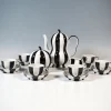 Discount Pamono Art Deco Melon Mocha Set by Josef Hoffmann, 1980s, Set of 15