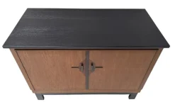 Hot Pamono Art Deco Modern Sideboard with Black Lacquered Top, 1930s