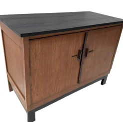 Hot Pamono Art Deco Modern Sideboard with Black Lacquered Top, 1930s