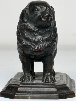 Outlet Pamono Art Deco Newfoundland Marine Rescue Dog, 1925, Bronze