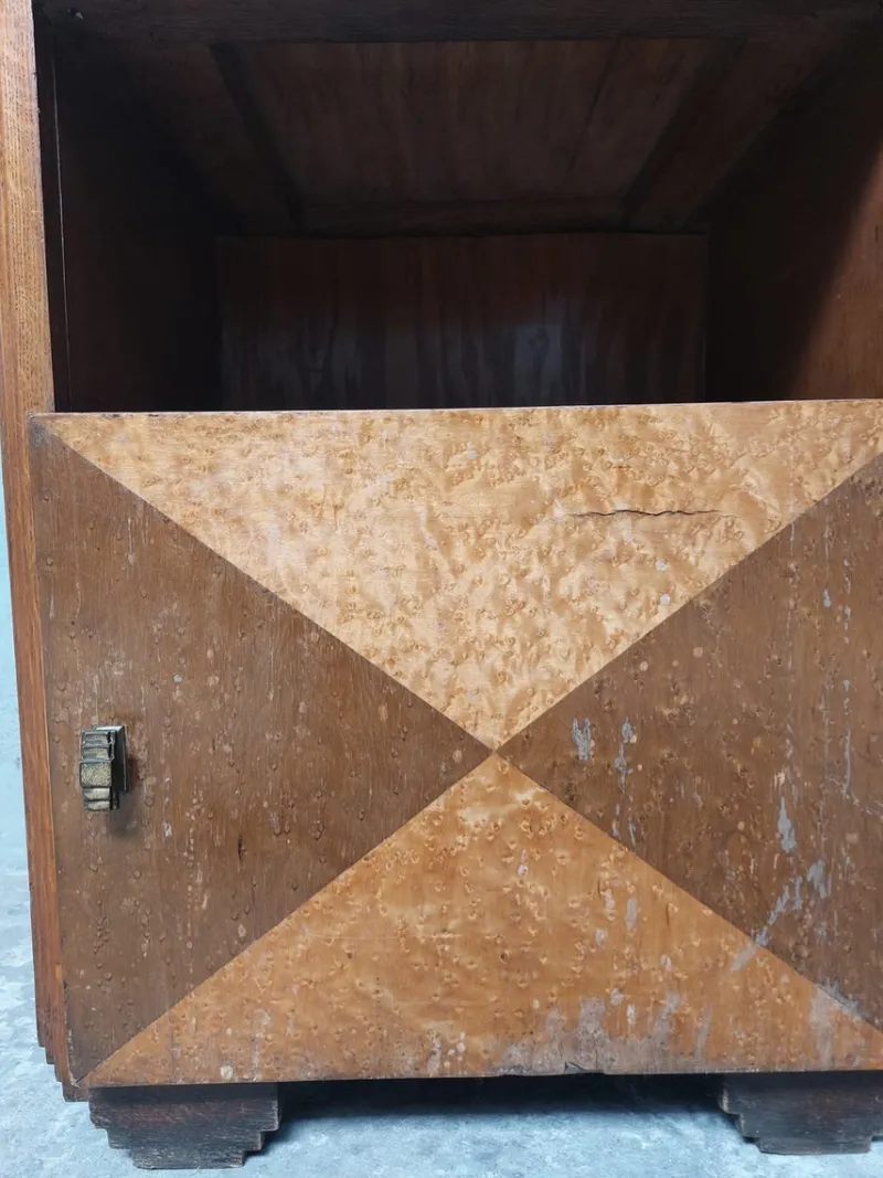 Pamono Art Deco Nightstand in Marble, 1950s> Nightstands