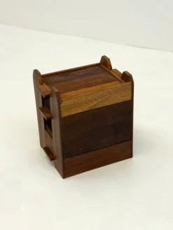 Pamono Art Deco Oak Bedside Table, 1970s><noscript><img width=