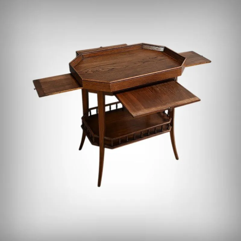 Clearance Pamono Art Deco Oak Coffee Table, 1930s