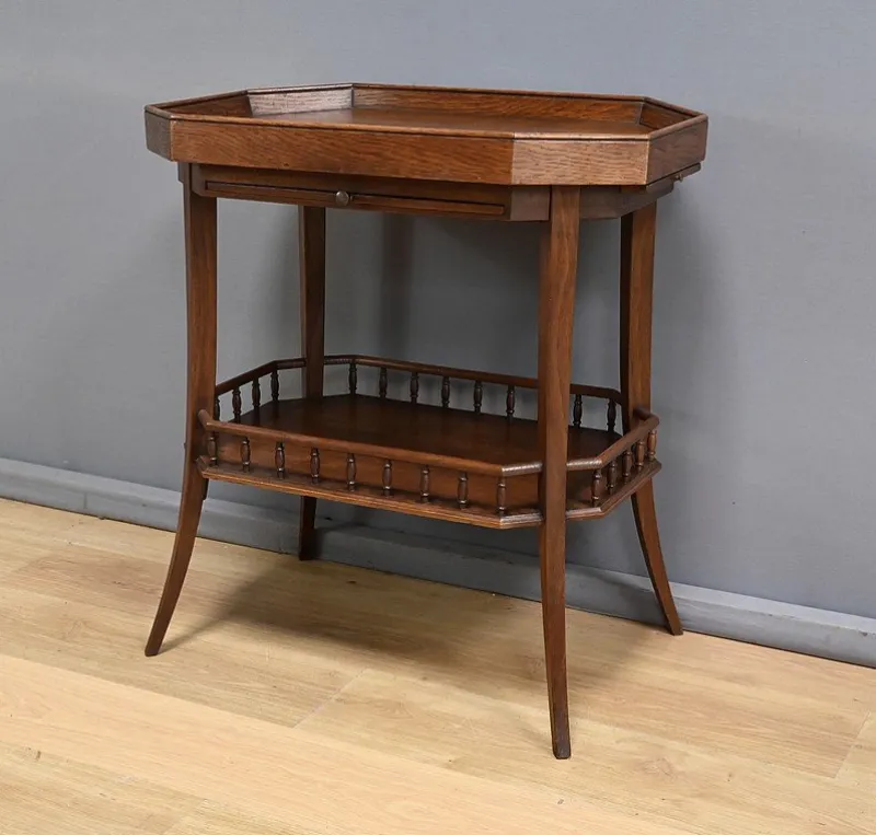 Clearance Pamono Art Deco Oak Coffee Table, 1930s