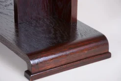 Pamono Art Deco Oak Pedestal, 1930s> Pedestals And Columns