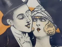 Pamono Art Deco Operetta Poster by Clérice Frères, Paris, 1919><noscript><img width=
