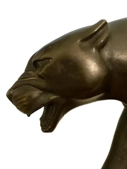 Online Pamono Art Deco Panther, 1920s, Bronze