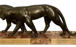 Online Pamono Art Deco Panther, 1920s, Bronze