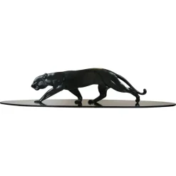 Online Pamono Art Deco Panther Sculpture, 1930s, Bronze